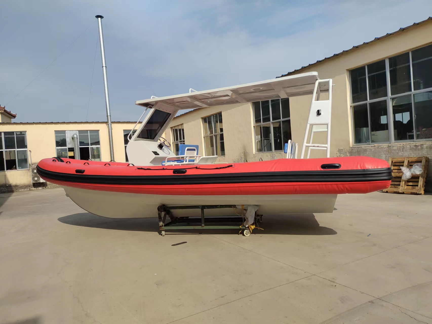 Le 15e grand bateau semi-rigide en aluminium de notre usine